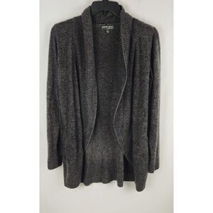 Barefoot Dreams Open Cardigan Womens Sz Medium Gray Cozychic Lite Duster